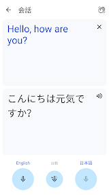 Google 翻訳 screenshot